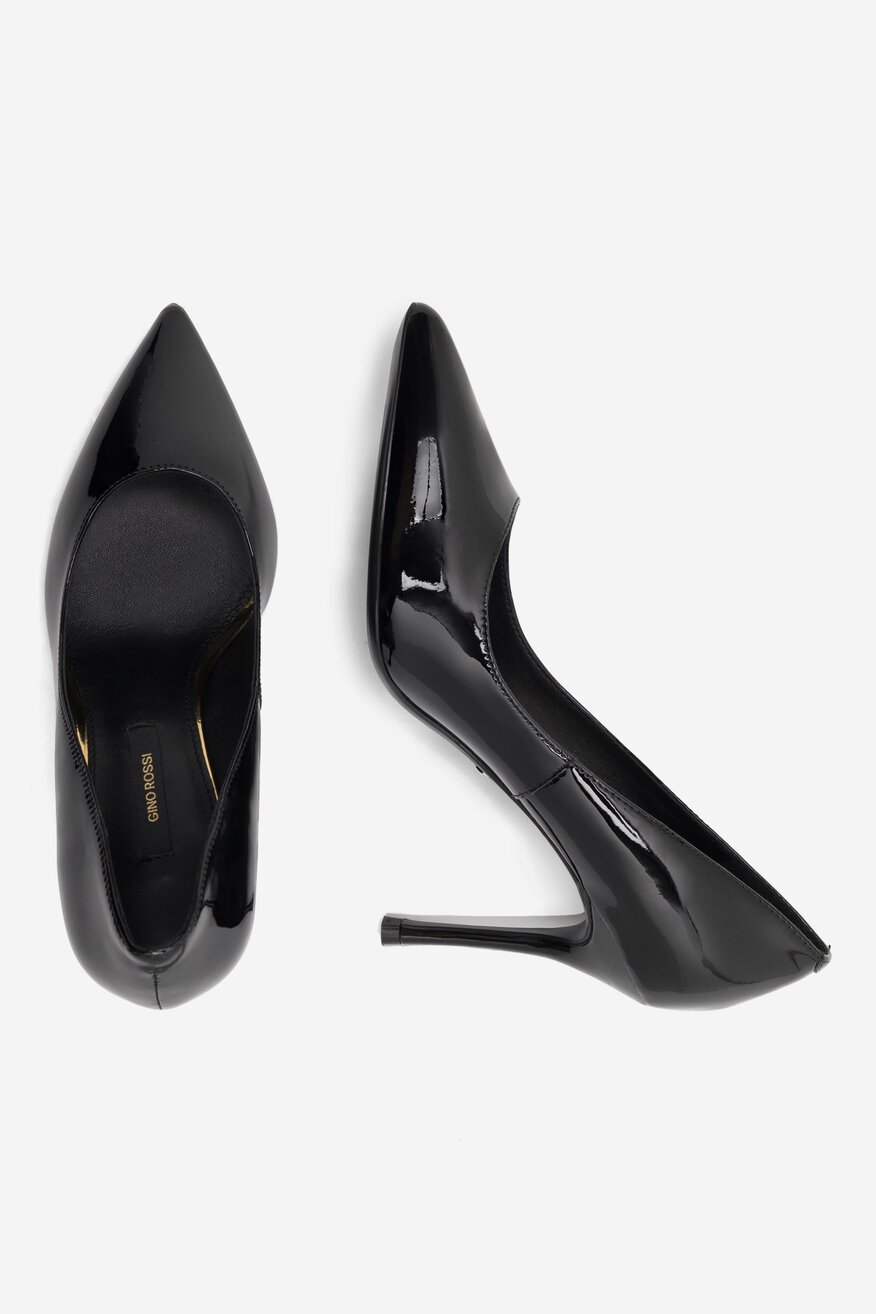 Czółenka Gino Rossi V258-02 Czarny