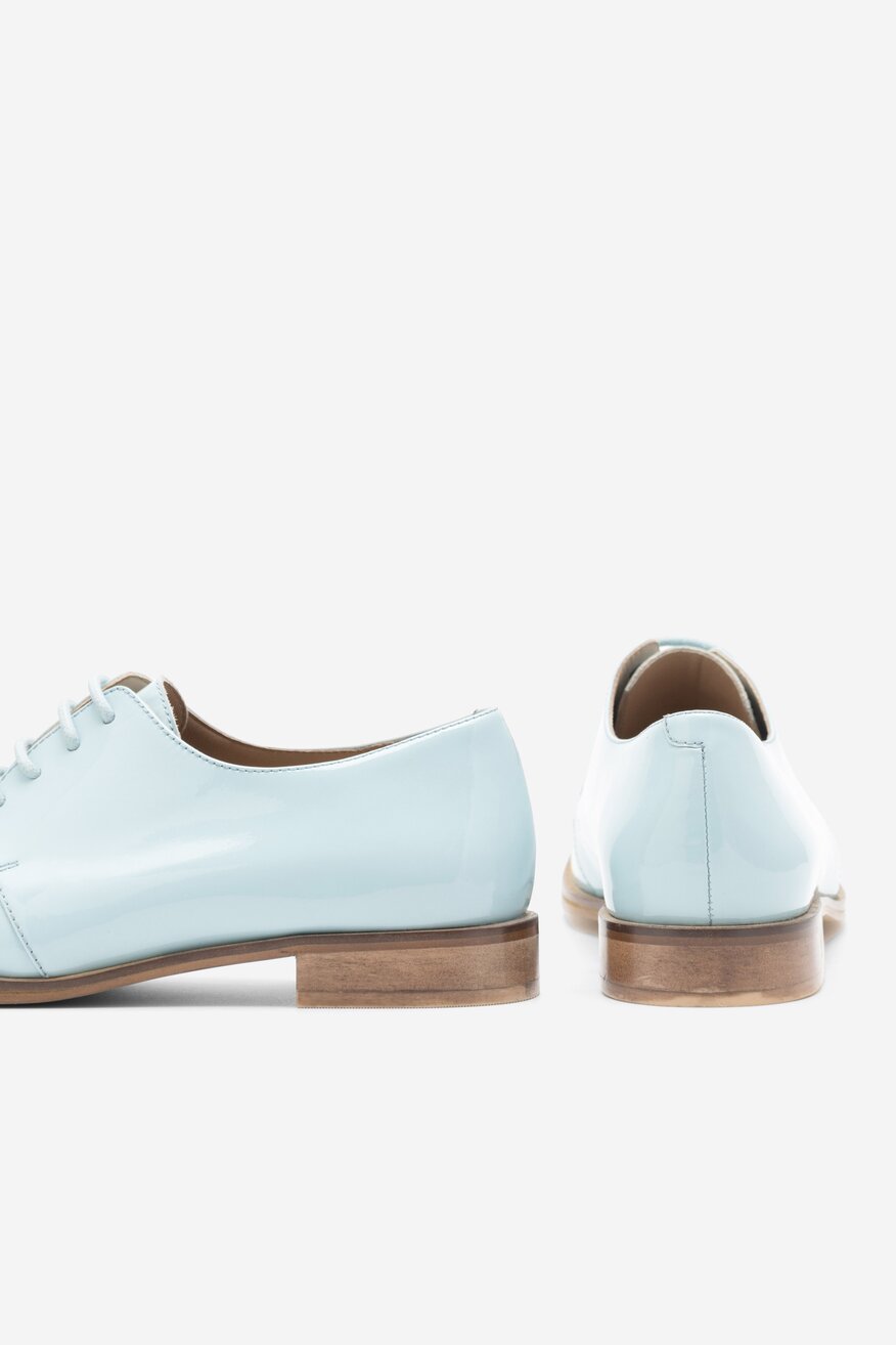 Półbuty SIMPLE VALENCIA-107725 Niebieski jasny