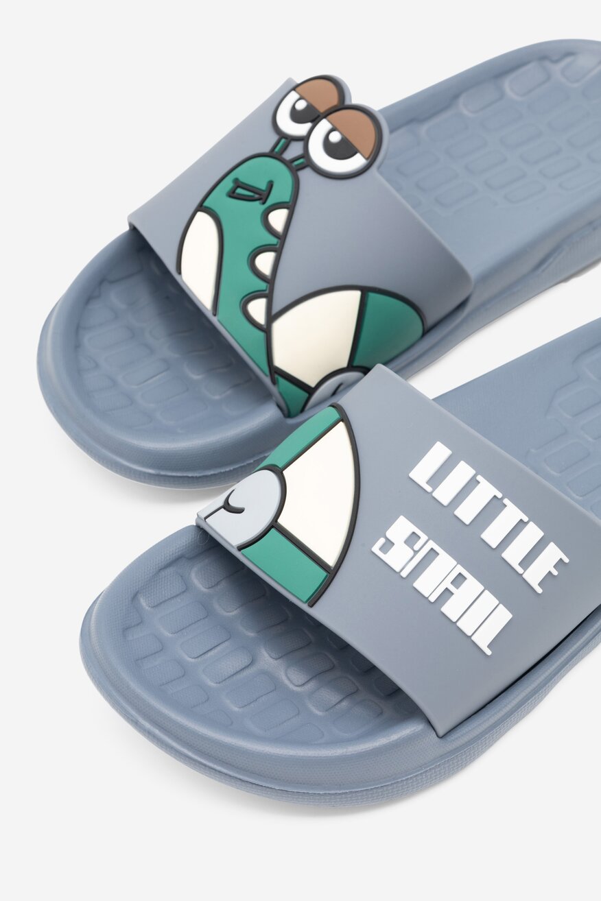 Klapki basenowe Action Boy SS23-B-K-1003 Szary