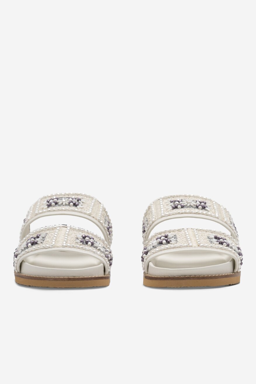 Klapki SAM EDELMAN I2880L1100 Biały