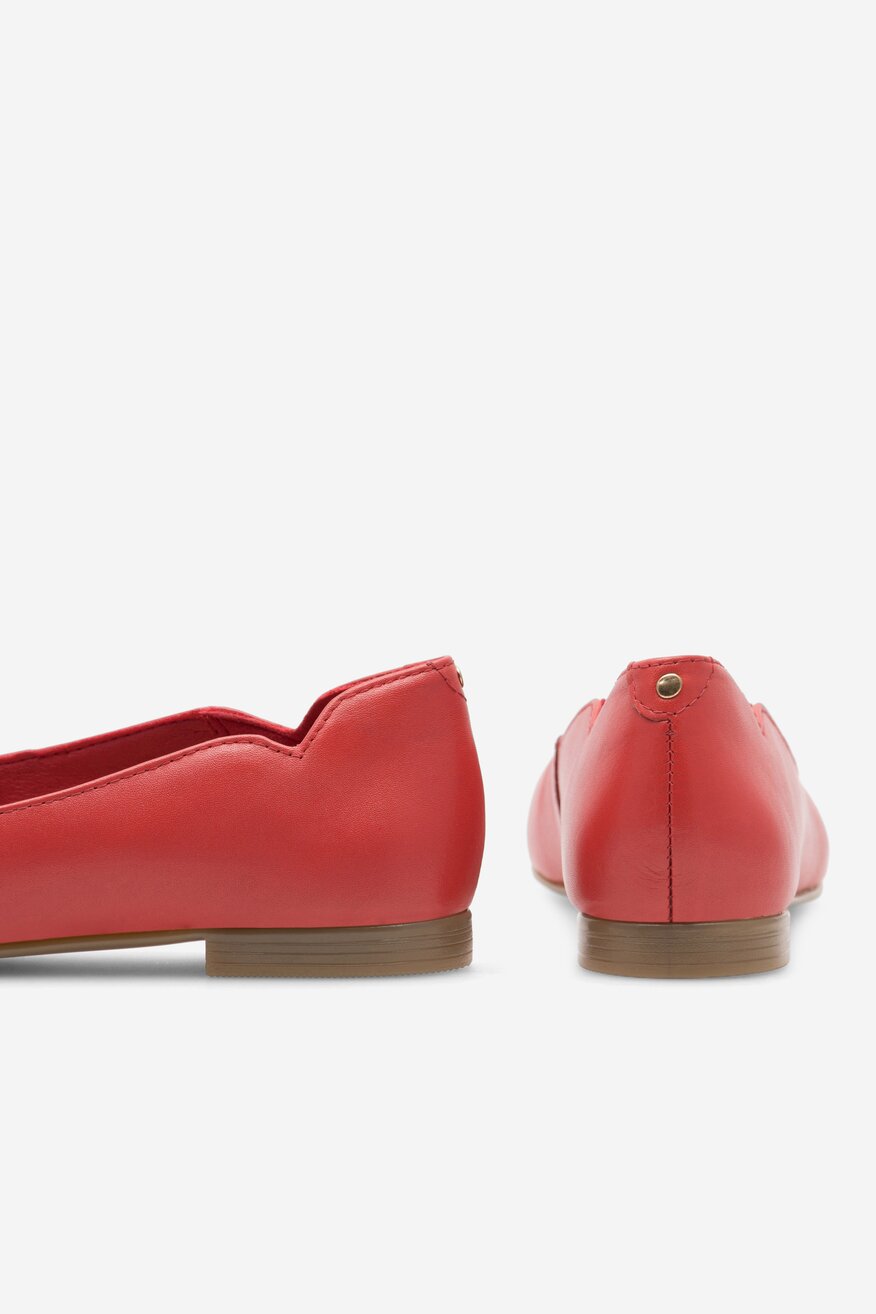 Baleriny Sergio Bardi RST-C1032-01SB Czerwony