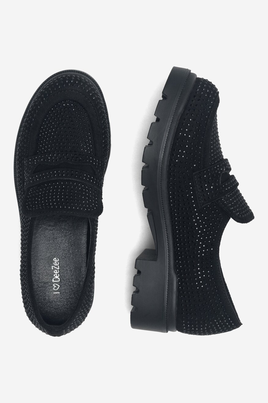 Półbuty DeeZee CS5129-24 Czarny