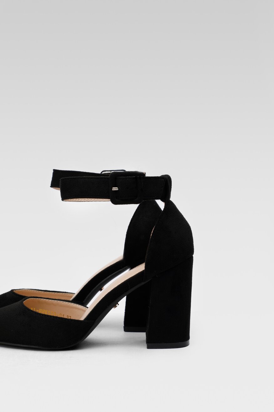 Czółenka DeeZee KL-HHK539-01 Czarny