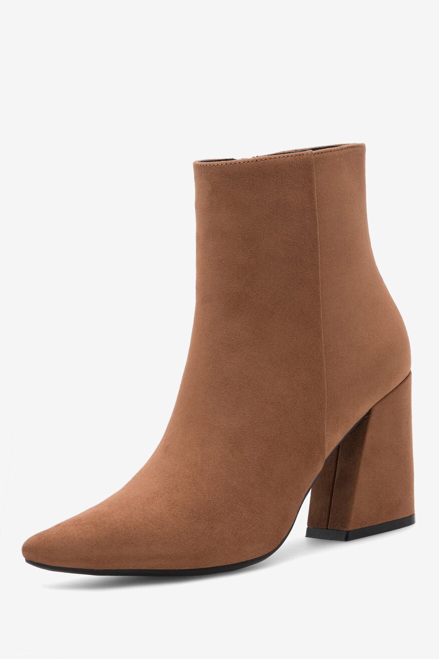 Botki NINE WEST SATI 13196A Brązowy