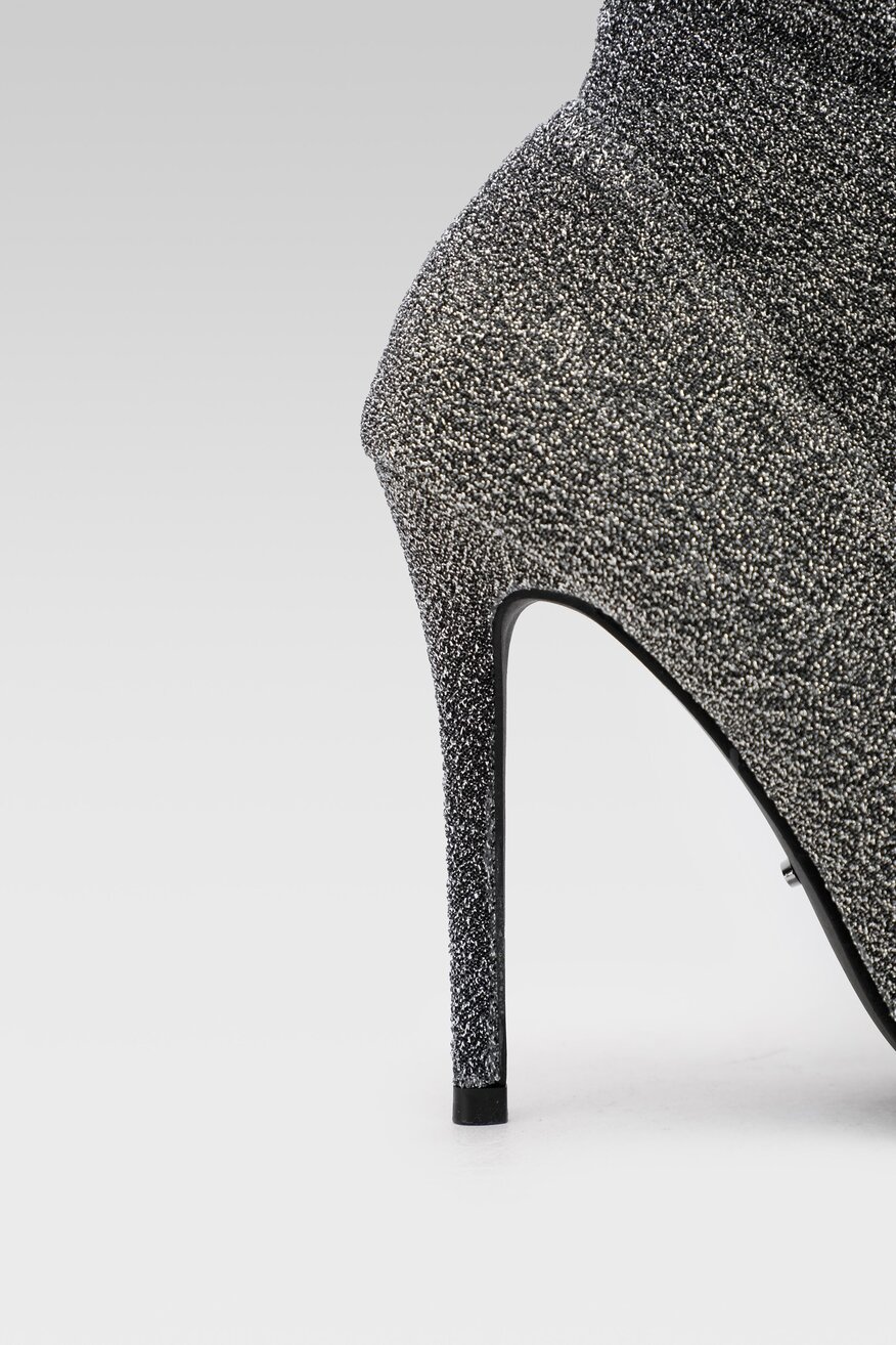 Botki DeeZee KL-HT6933-1 Srebrny