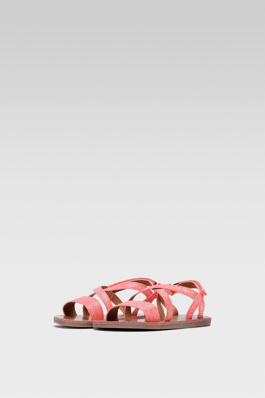 Sandały Nelli Blu CM210804-12 Pomarańczowy