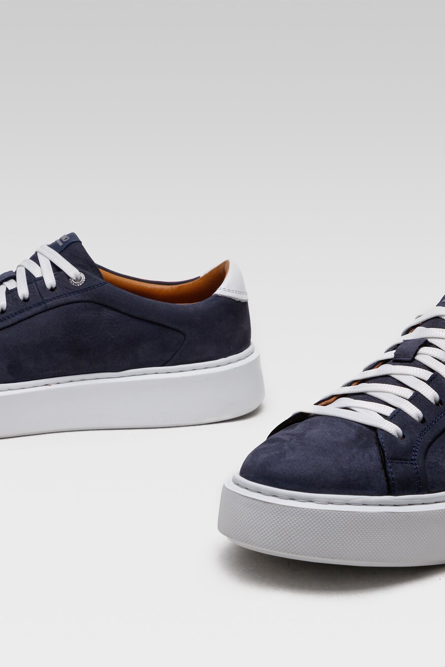 Półbuty Gino Rossi MI08-BOZEMAN-06 Granatowy