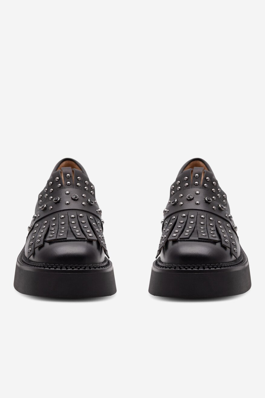 Półbuty EVA MINGE LAGOA-24755 Czarny