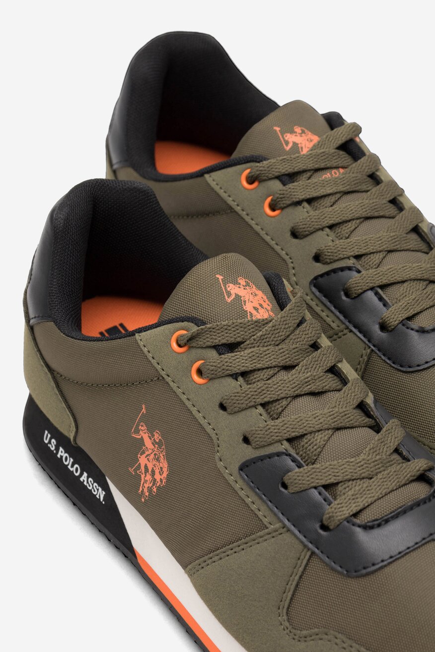 Sneakers U.S. POLO ASSN. NOBIL011M/CNH1 Zielony ciemny