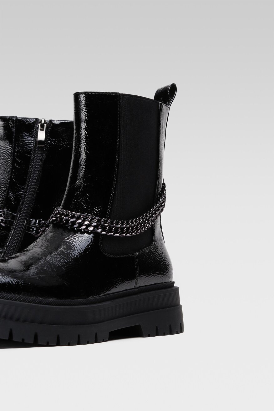 Botki DeeZee H13119-4 Czarny