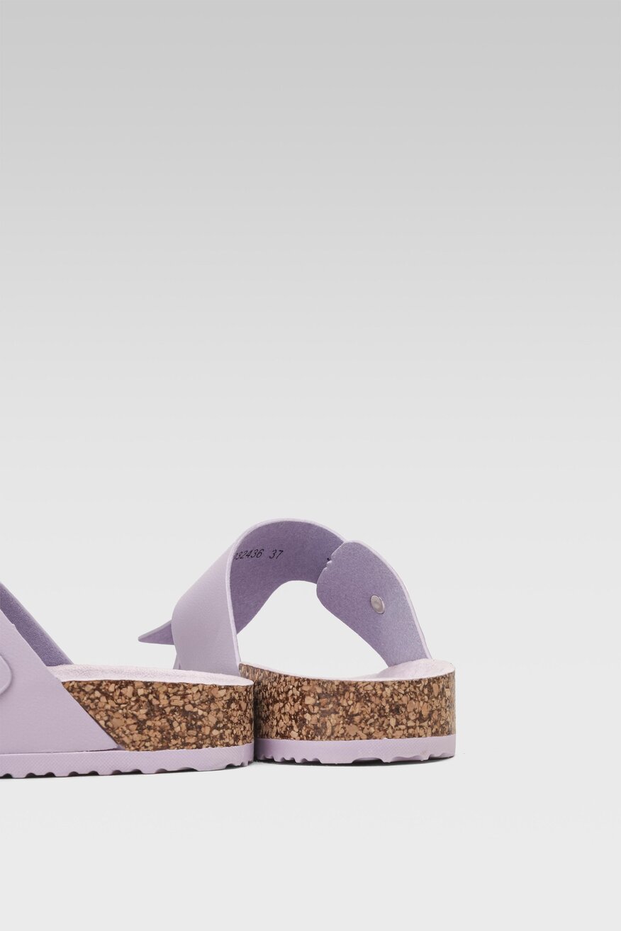 Klapki Bassano LC032436 Fioletowy