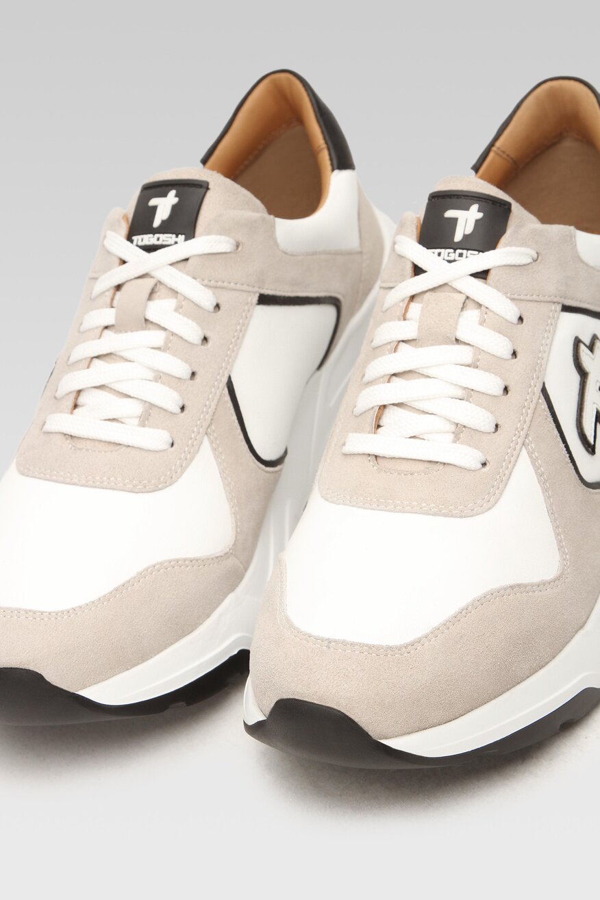 Półbuty Togoshi MI07-B112-A942-01 Biały