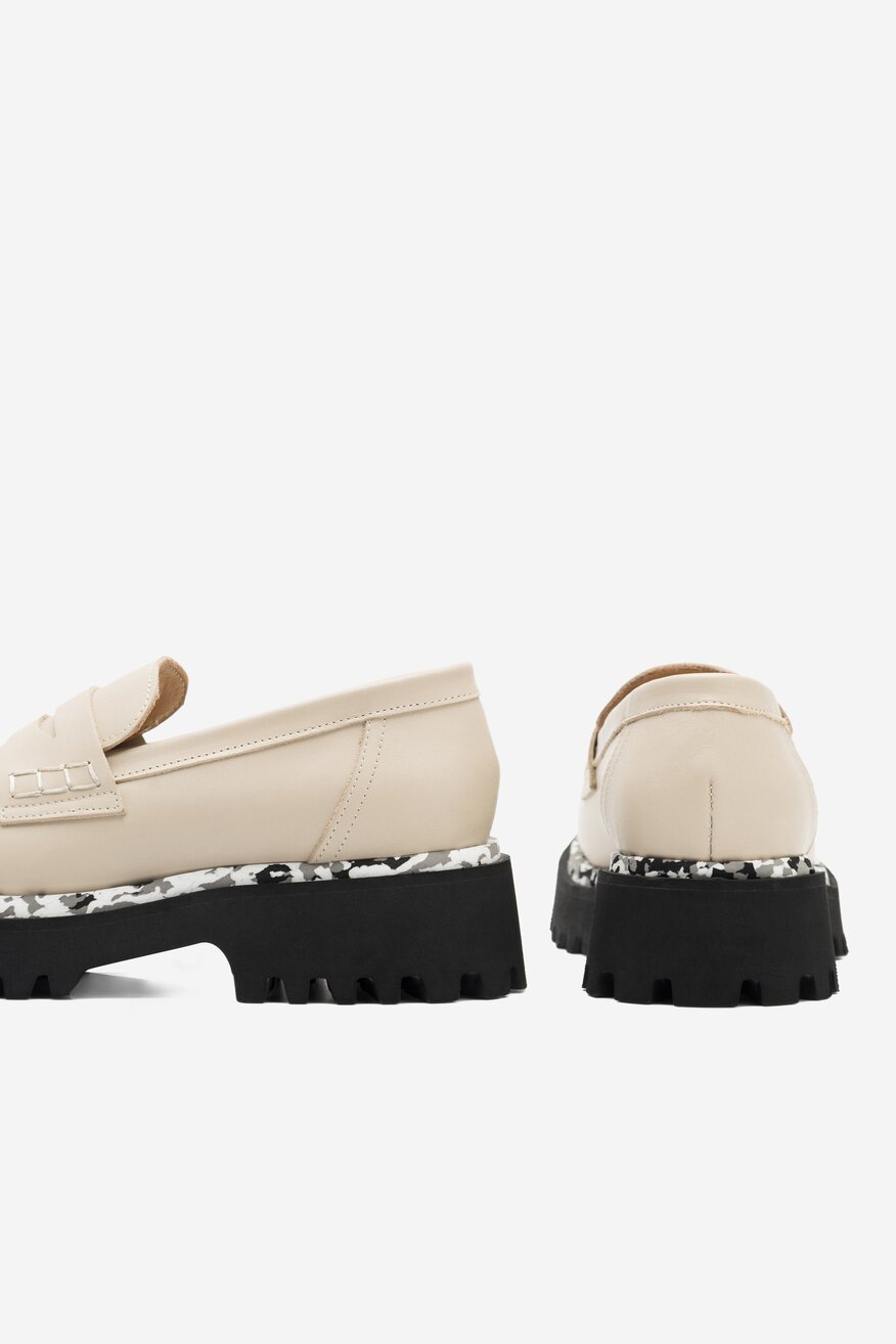 Półbuty RAGE AGE CLERMONT-50102 Beżowy