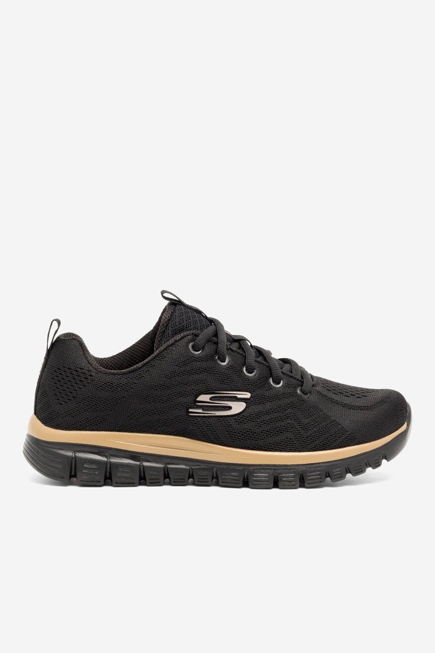 Obuwie sportowe Skechers GRACEFUL - GET CONNECTED 12615 BKRG Czarny