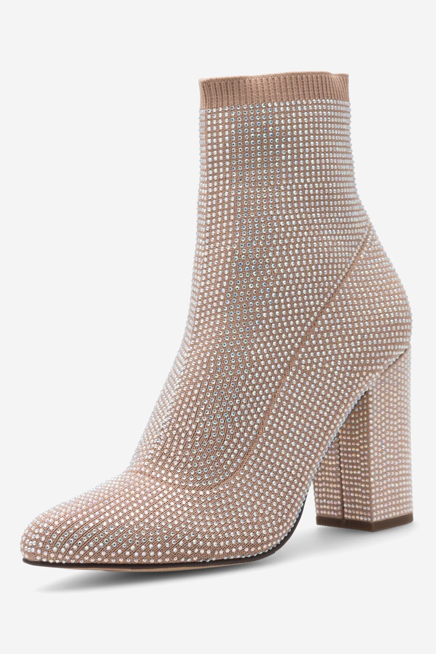 Botki NINE WEST KAS BYCCC03 Beżowy