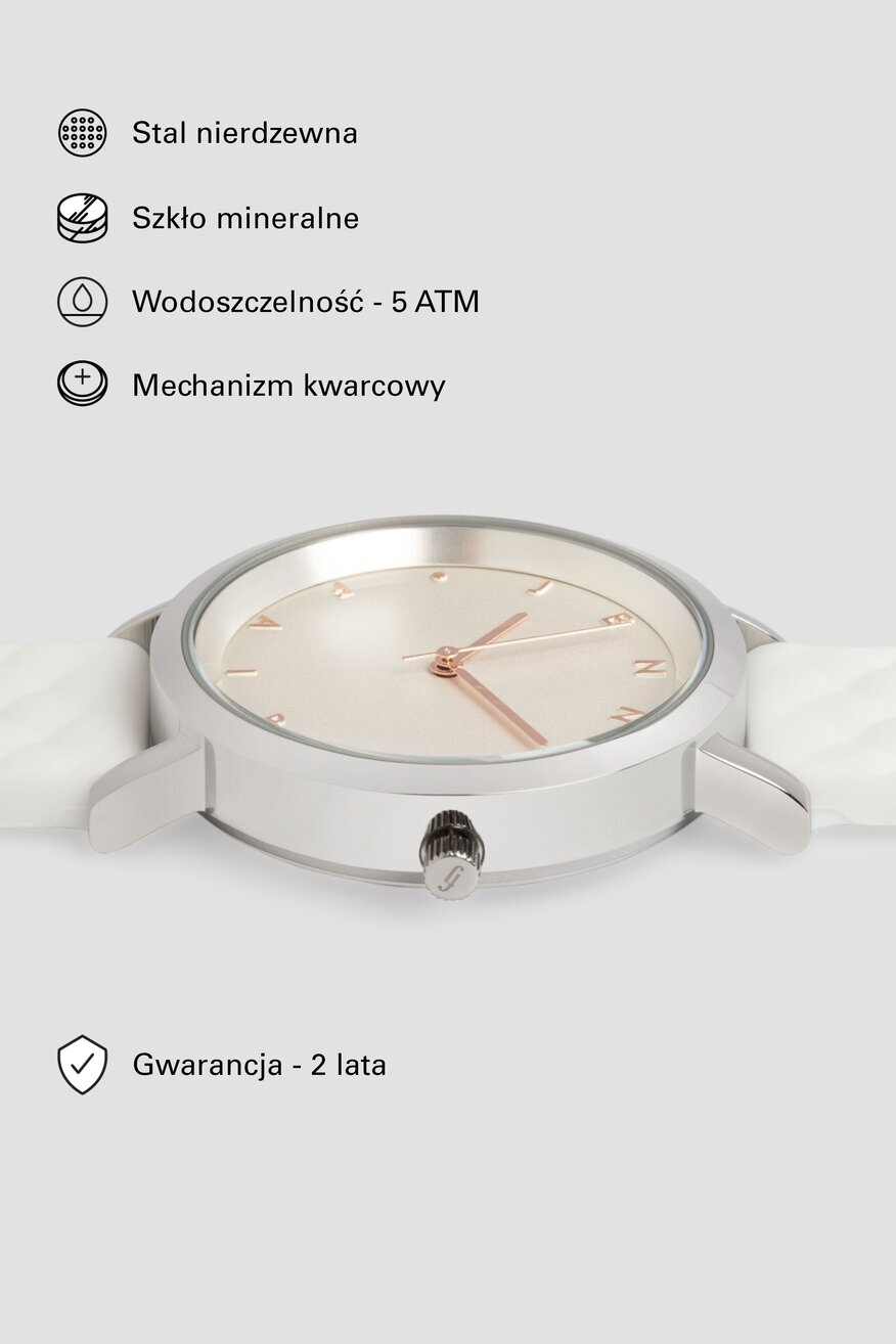 Zegarek Jenny Fairy JF WOMEN WATCH 02045520 Biały