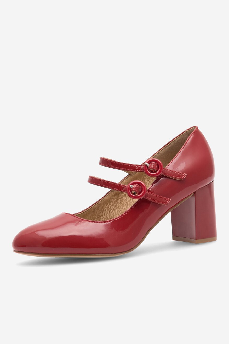 Czółenka Sergio Bardi WYL3303-2Z-SB Czerwony