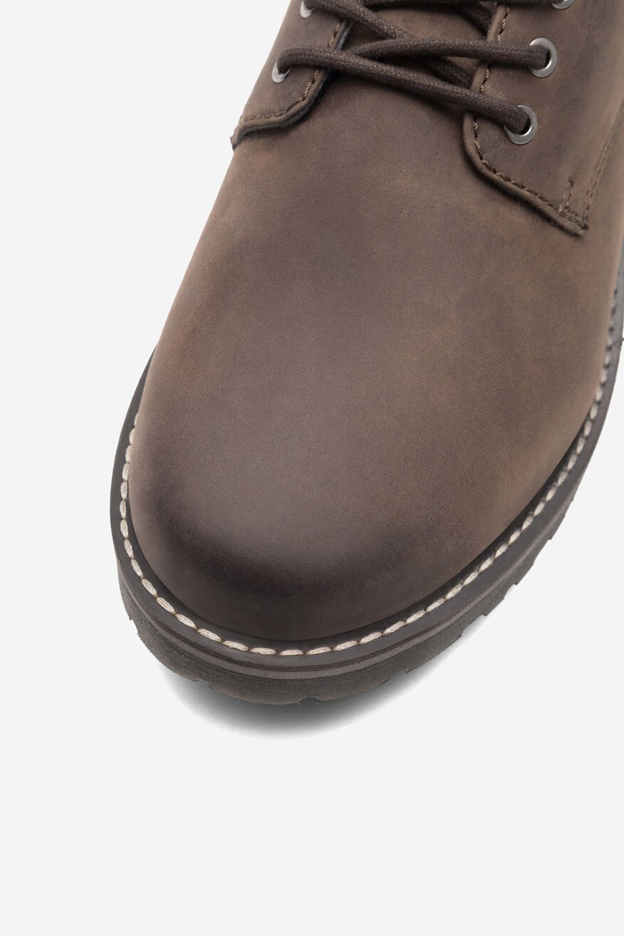 Półbuty Badura BOWER-10 MI08 Brązowy ciemny