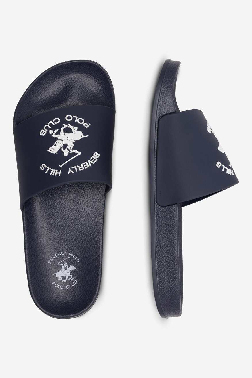 Klapki basenowe Beverly Hills Polo Club MP-CA23052-4D Granatowy