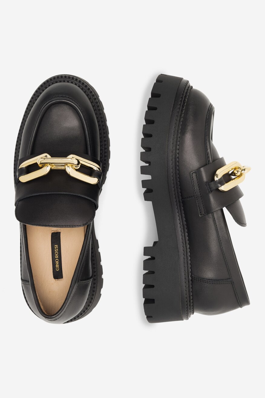 Półbuty Gino Rossi 8040 Czarny