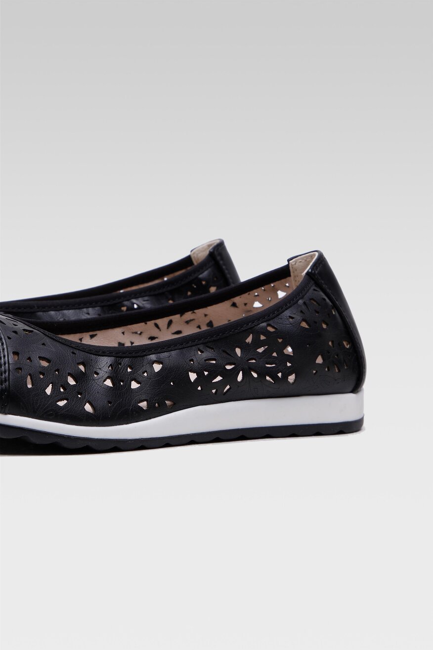 Baleriny Clara Barson WS5720-02 Czarny