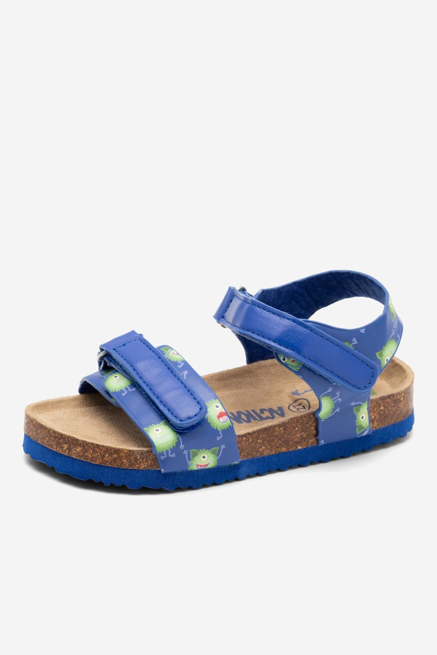 Sandały Action Boy FZ-DINOSAUR Niebieski
