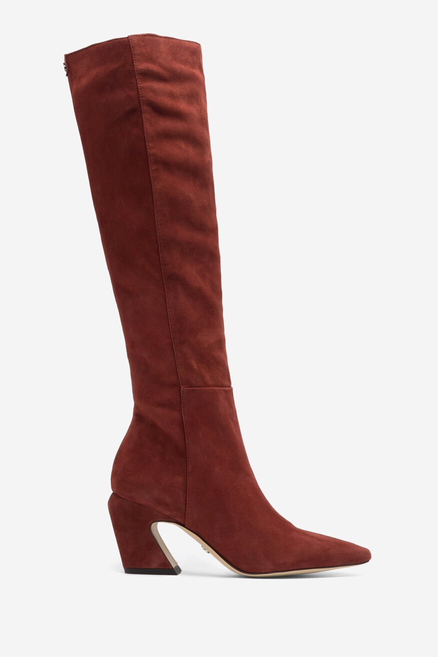 Kozaki SAM EDELMAN H8609L1200 Brązowy ciemny