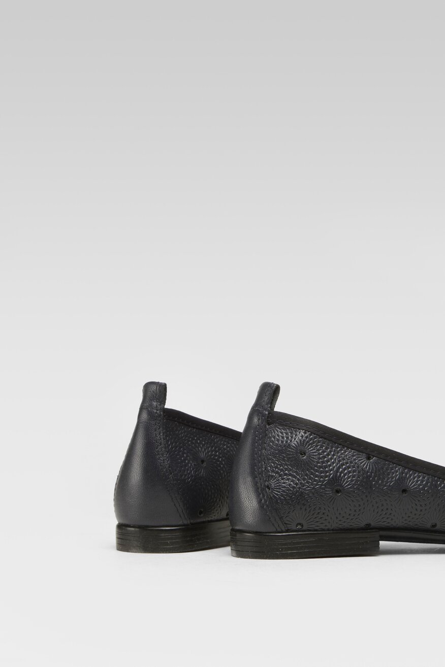 Baleriny Sarah Karen RST-ELENA-01 Granatowy