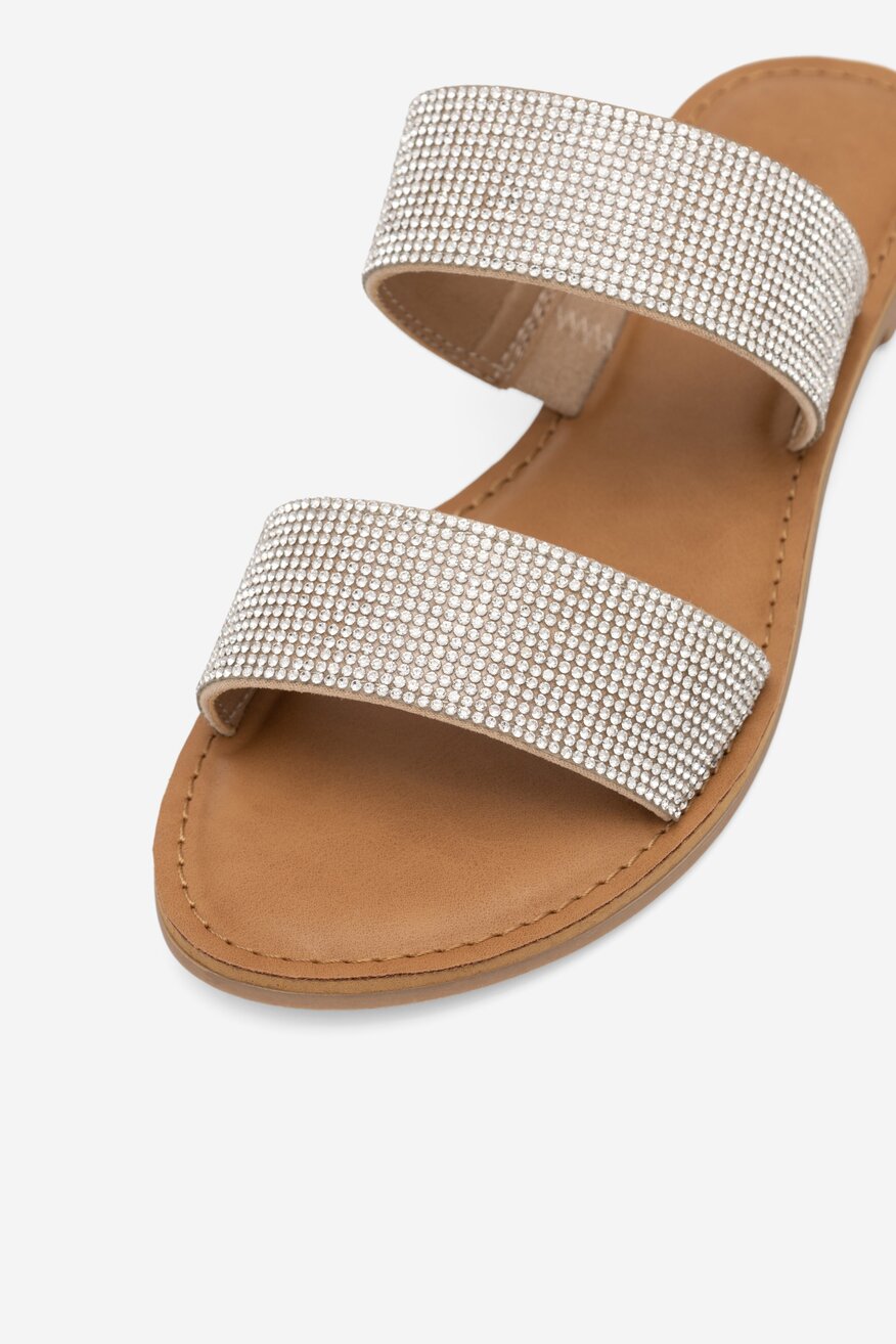 Klapki Jenny Fairy MINA FT15398AD-255 Srebrny