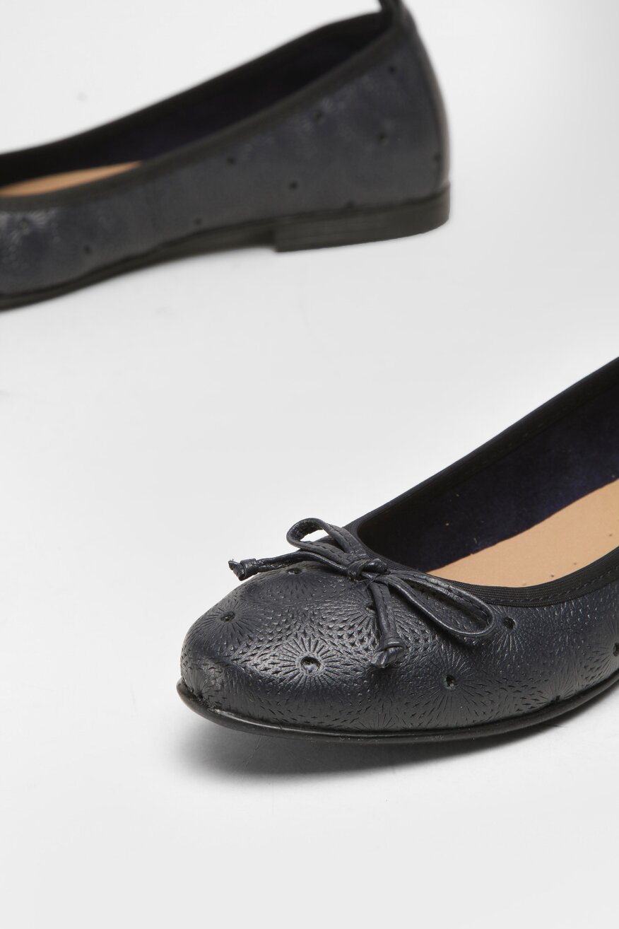 Baleriny Sarah Karen RST-ELENA-01 Granatowy