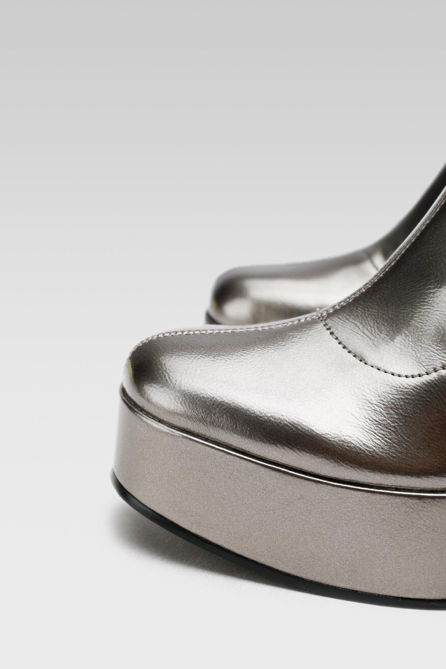 Kozaki Jenny Fairy GLOSSY-02KW Srebrny