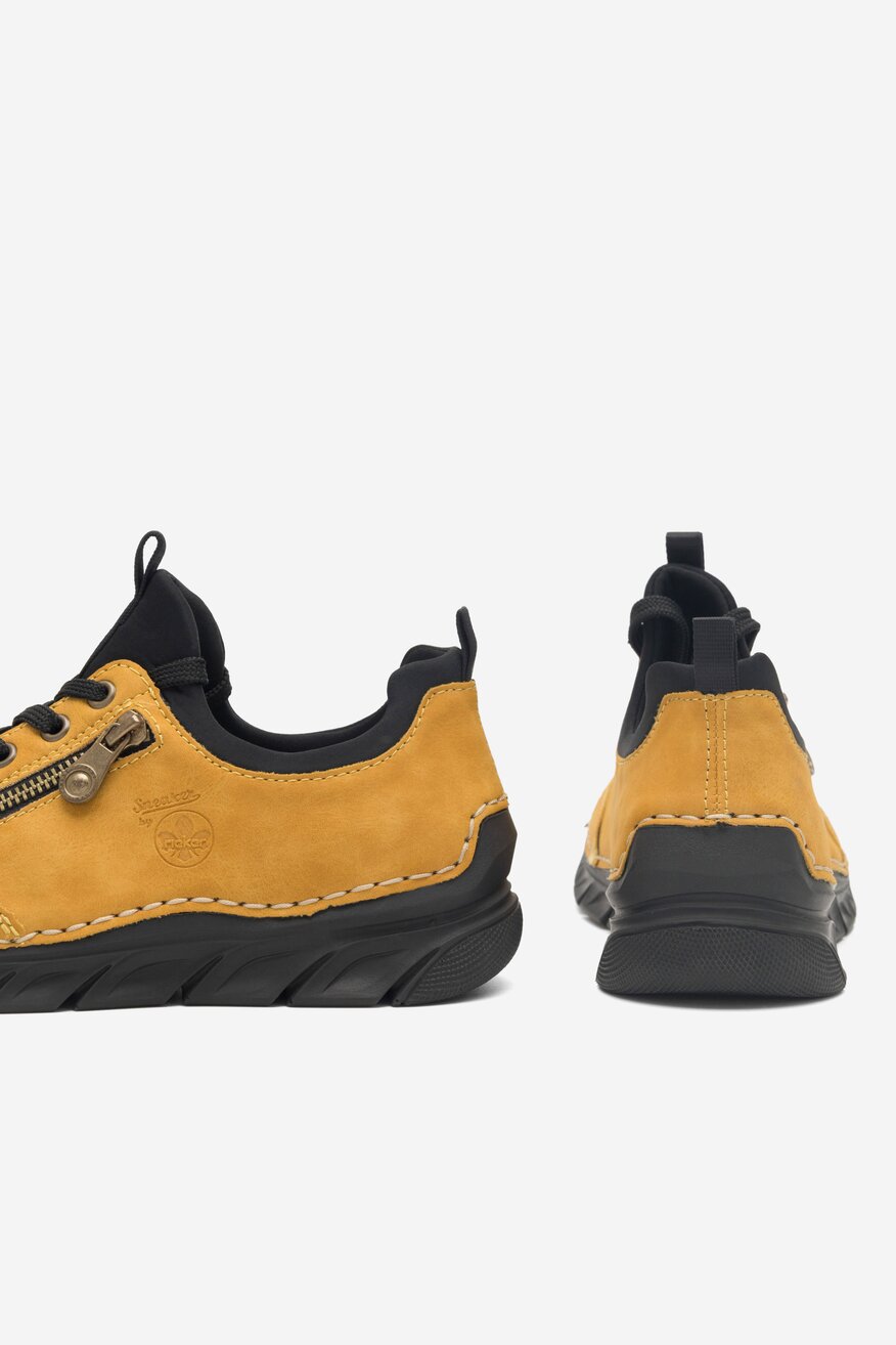 Półbuty Rieker 55073-68 Żółty