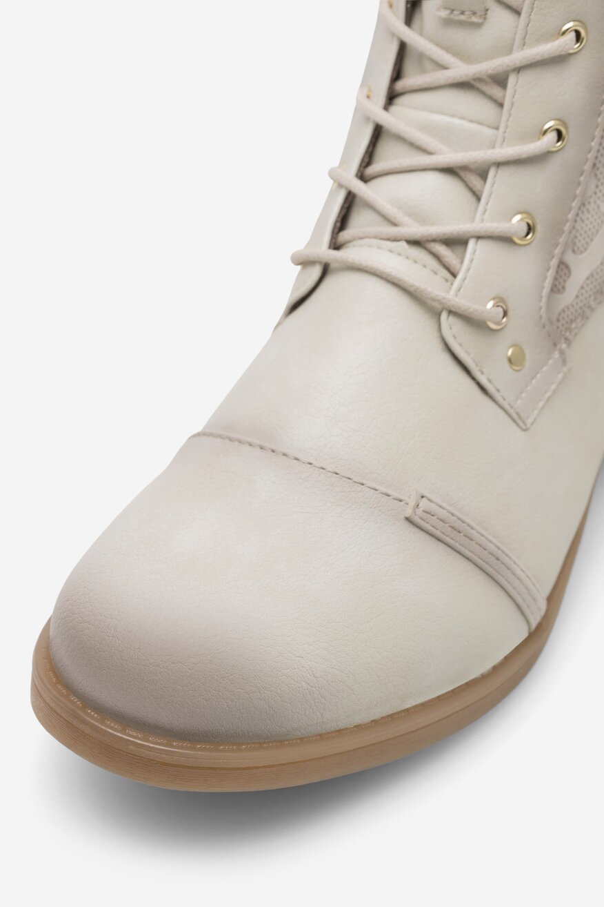 Trzewiki Mustang 1229-508 Biały