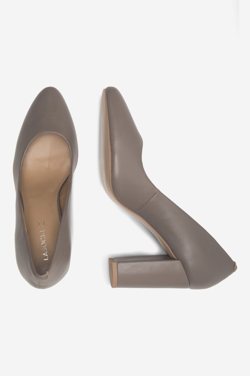 Czółenka Lasocki WYL3137-1Z Beżowy ciemny