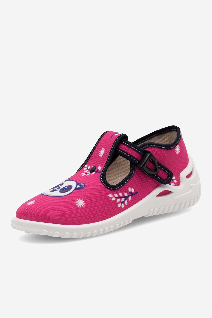 Kapcie Nelli Blu KAPCIE PANDA RÓŻOWE Różowy