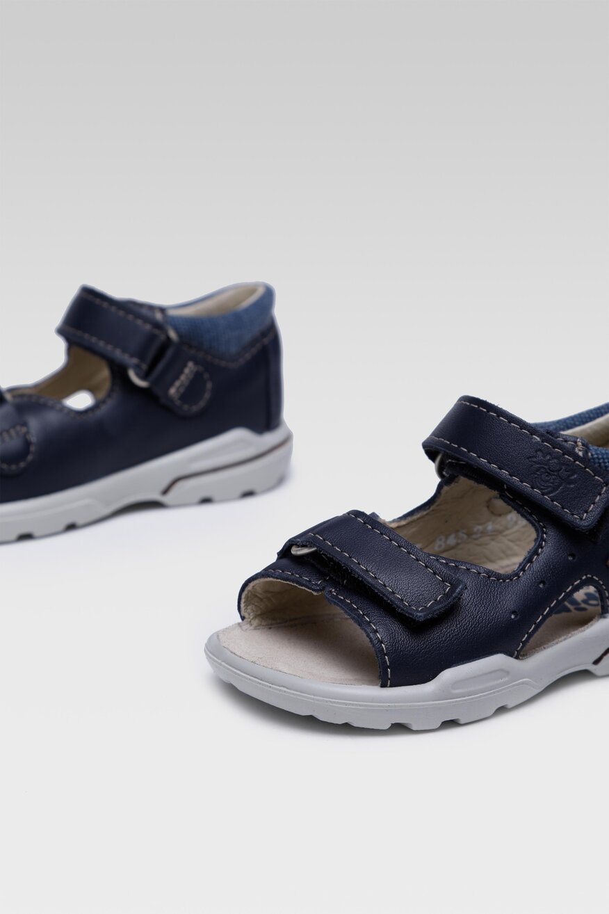 Sandały Ricosta 50 3200702/170 Granatowy