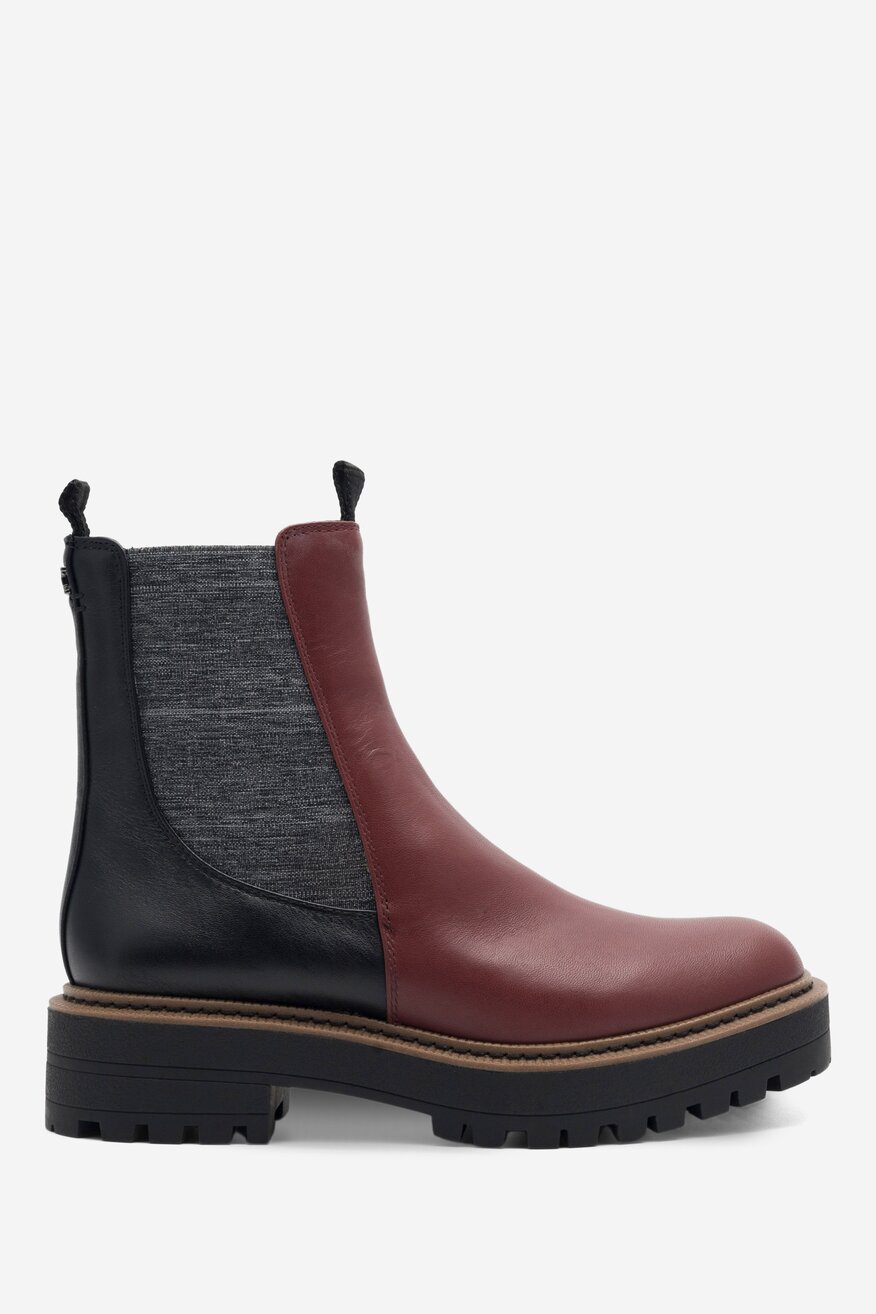 Botki SAM EDELMAN H26805L901 Brązowy ciemny