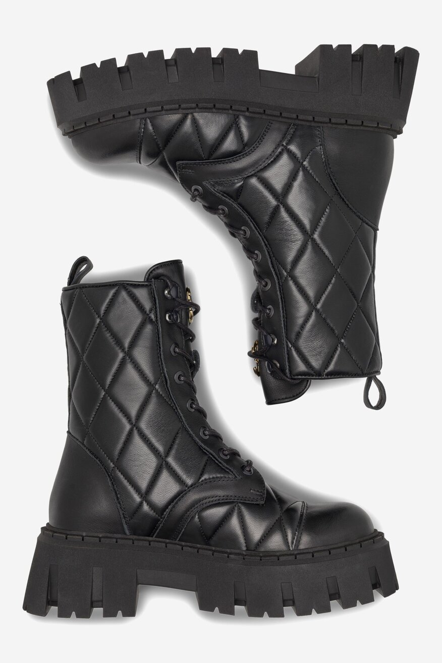 Trzewiki EVA MINGE LAGOS-23FW601 Czarny