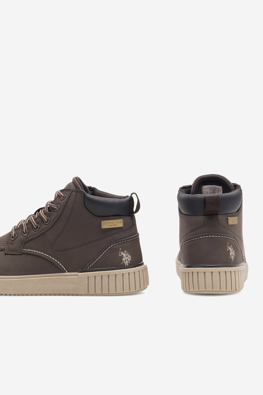 Sneakers U.S. POLO ASSN. PYRO002M/CUY1 Brązowy ciemny