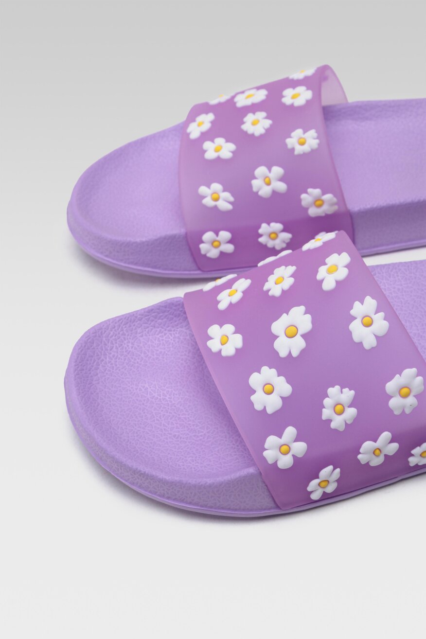 Klapki basenowe Bassano SS23-865633 Fioletowy