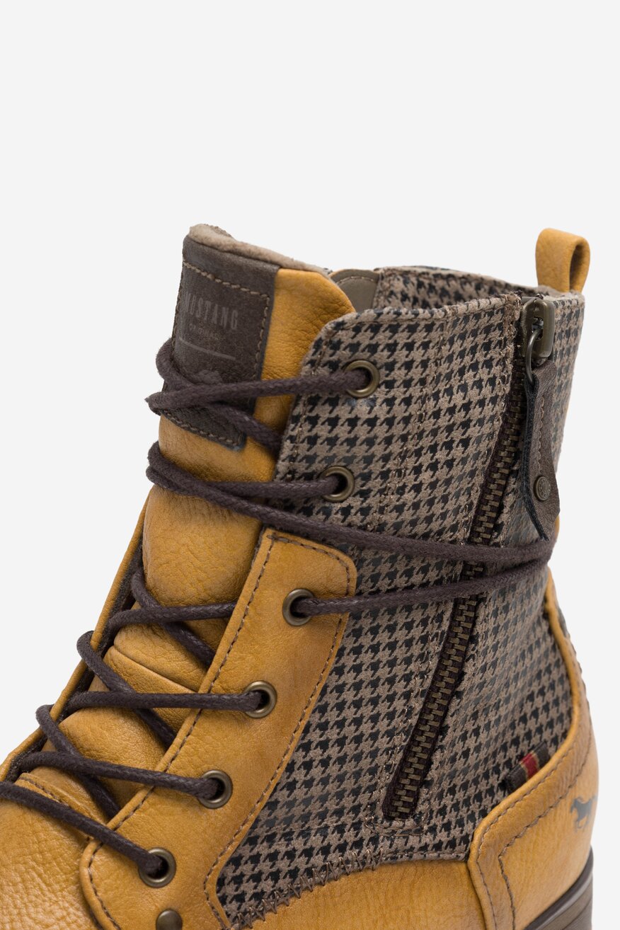 Trzewiki Mustang 1229-510 Żółty