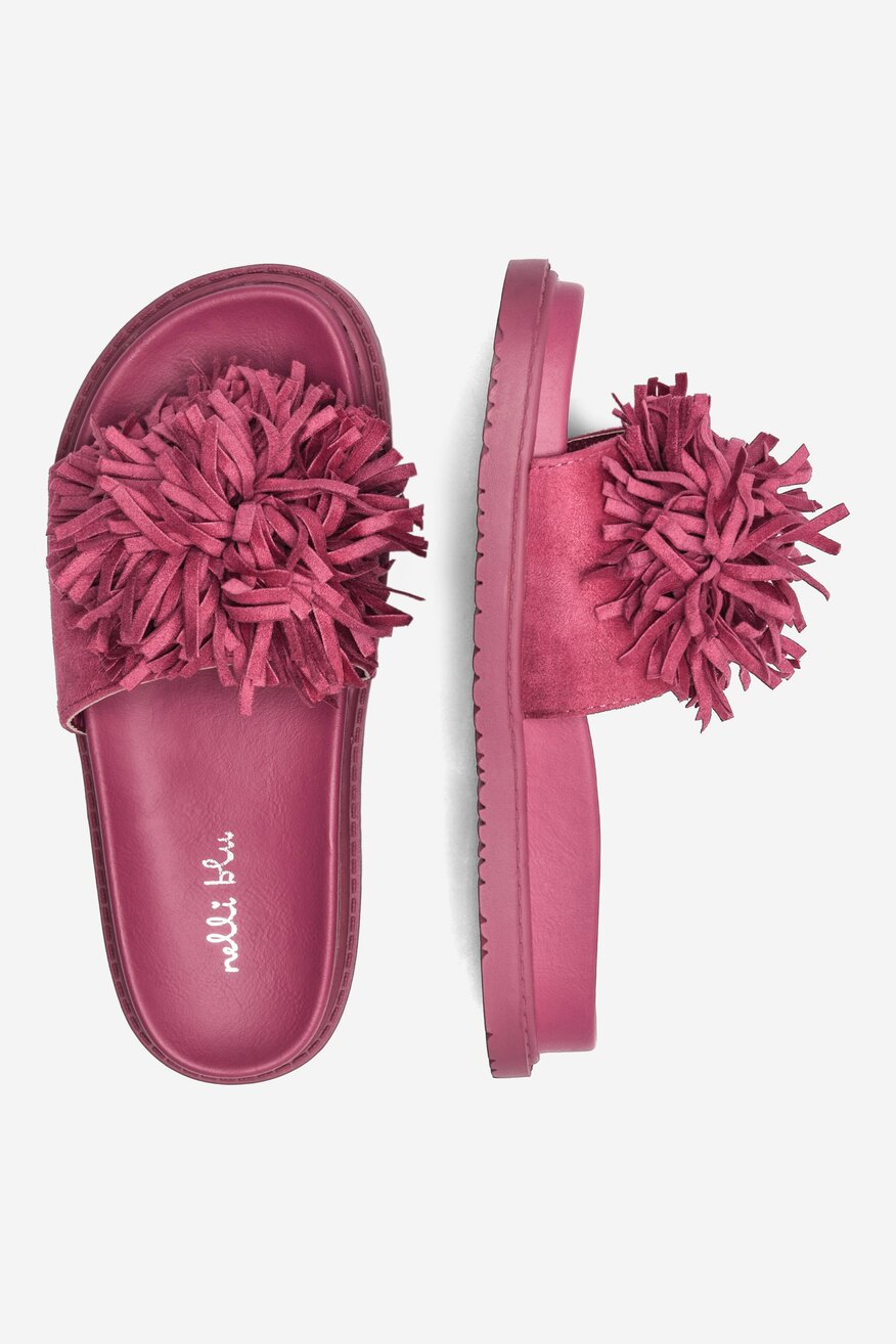 Klapki Nelli Blu CS5562-00 Różowy ciemny