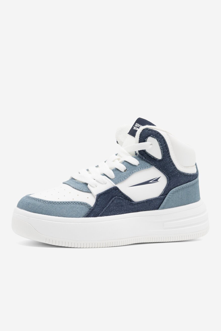 Obuwie sportowe Sprandi BEAT MID WP40-22755D Jeansowy