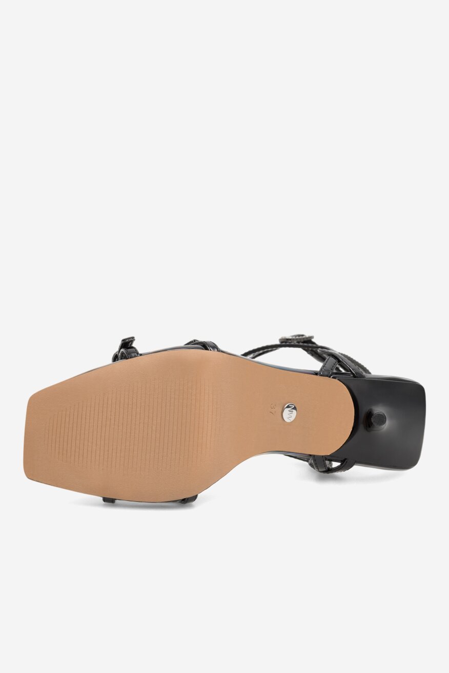 Sandały NINE WEST FARAZA ZL23014CC Czarny