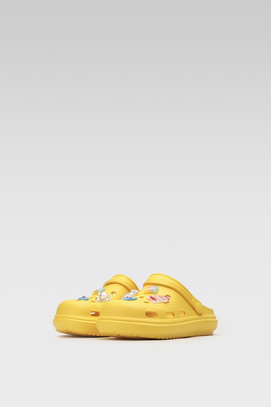 Klapki basenowe Bassano SS23-FM-892002A Żółty