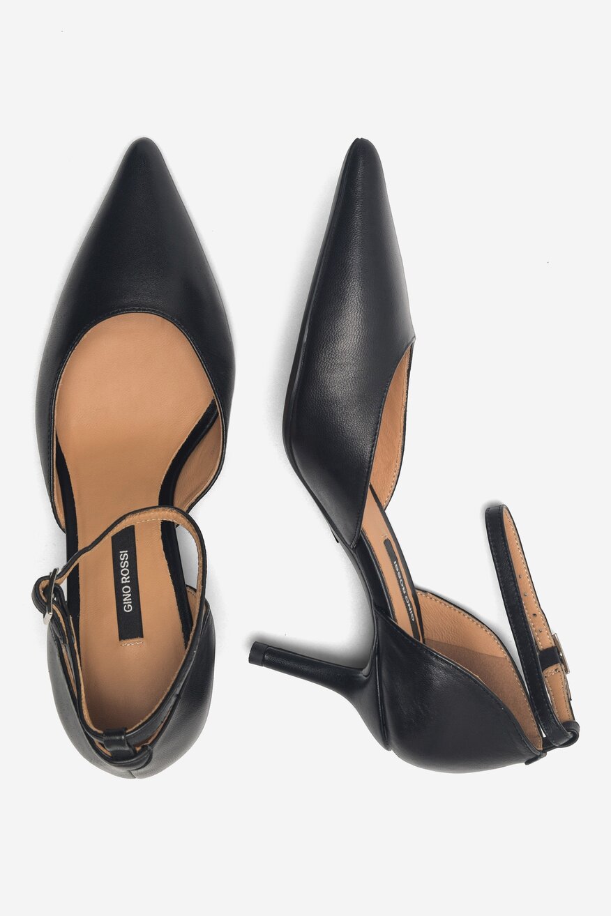 Czółenka Gino Rossi TROPEA-V866-48-1 Czarny