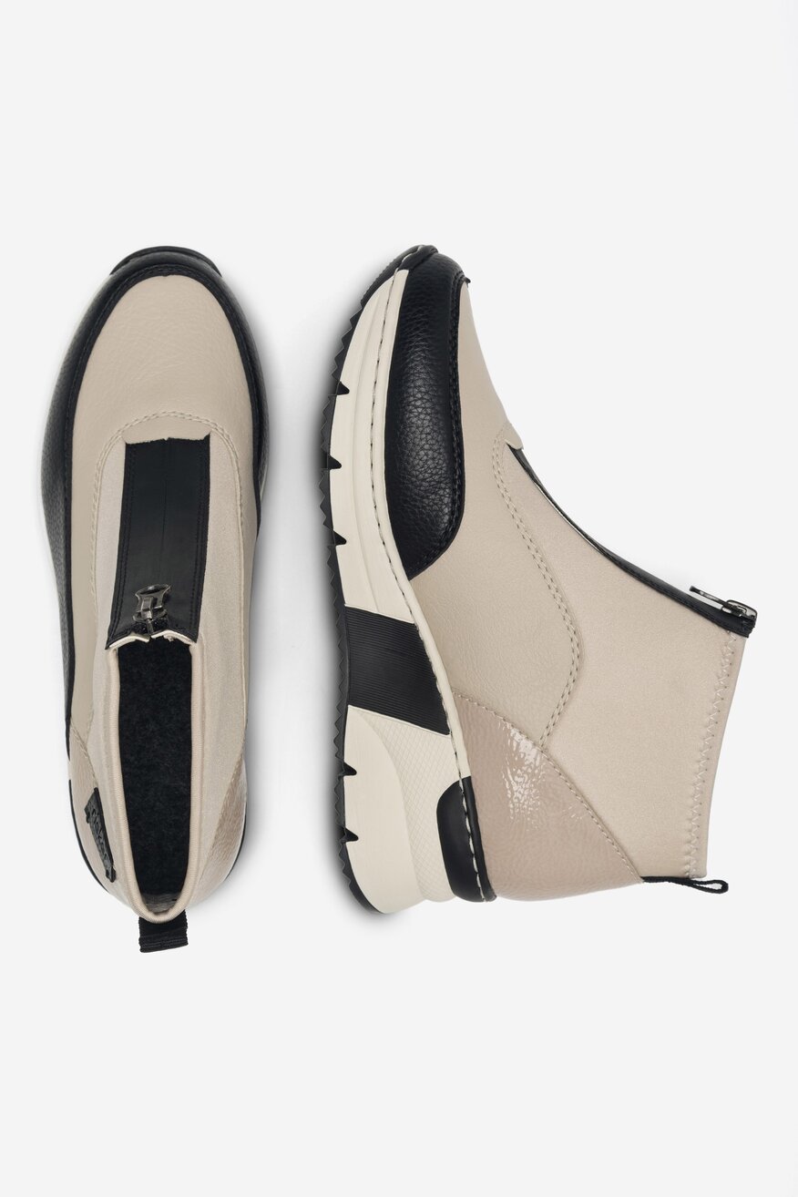 Botki Rieker N6352-60 Beżowy