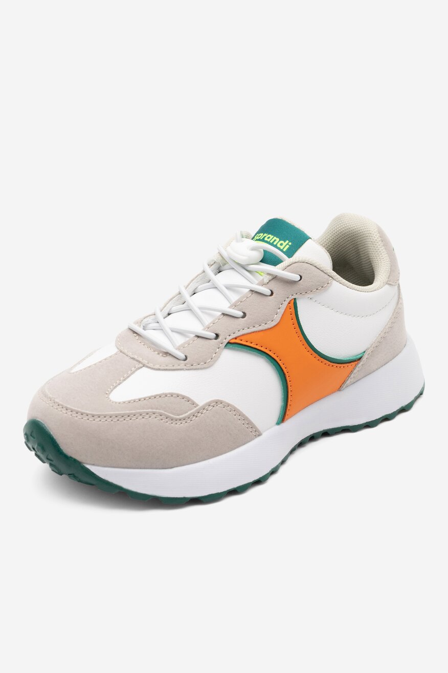 Obuwie sportowe Sprandi PUZZLE CP40-21608Z(IV)CH Biały