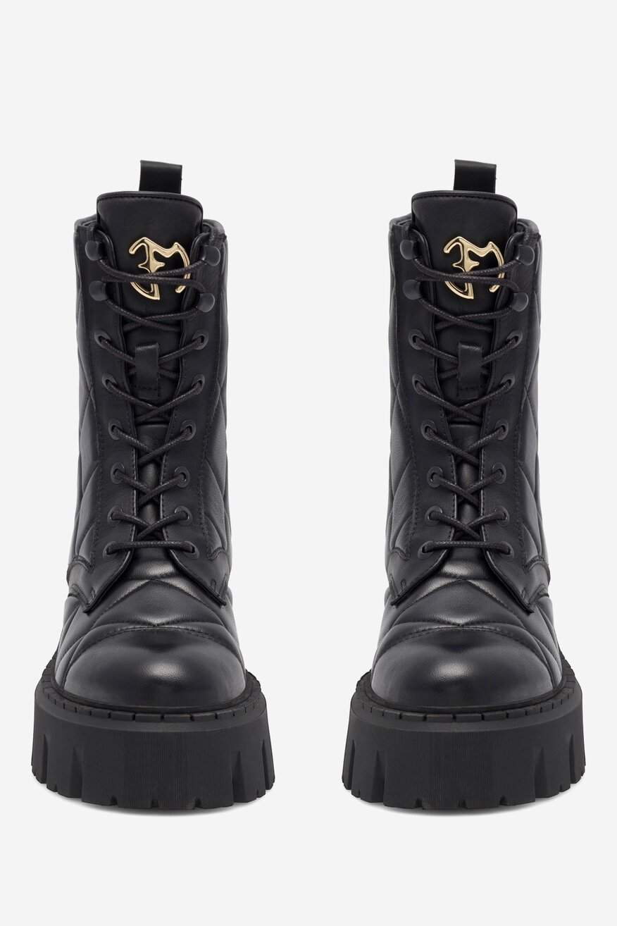 Trzewiki EVA MINGE LAGOS-23FW601 Czarny