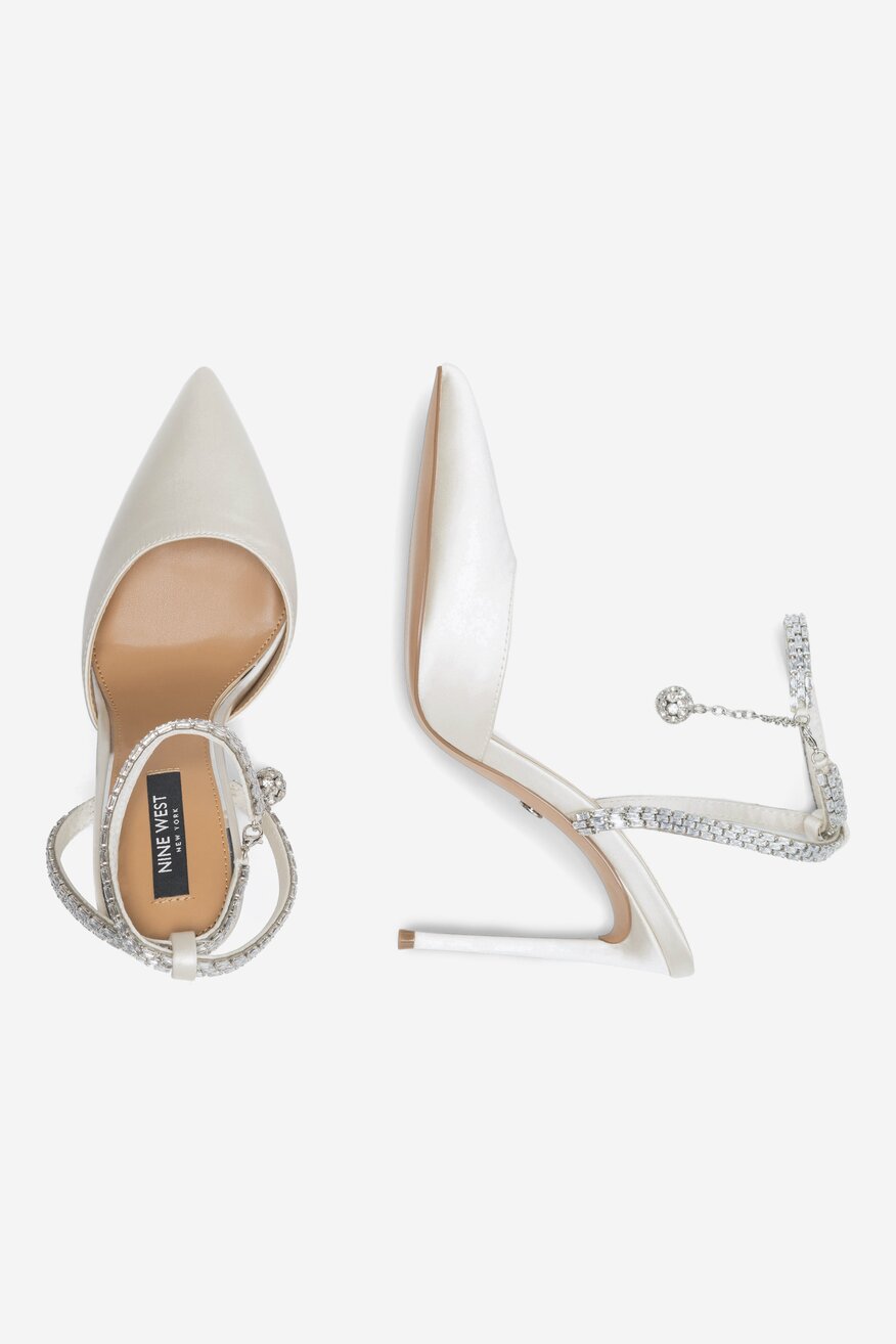 Czółenka NINE WEST ALMAAS SJ1483-2 Biały